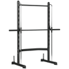 Adjustable Squat Rack with Pull-Up Bar and Barbell Bar for Home Gym