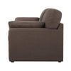 Dusk Cairo Chocolate Linen Feather Filled 2 Seater Sofa RRP l