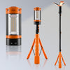 Cordless Emergency Light Rechargeable LED Work Light Tripod Stand Camp Work Site