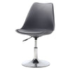 Breakfast Bar Stools Faux Leather Swivel Gas Lift Kitchen Pub Chairs Chrome Base