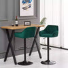2x Bar Stools Breakfast Comfortable Swivel Gas Lift Kitchen Stool Leather Chairs