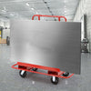 Mobile Steel Drywall Cart Anti-falling Edge Plasterboard Trolley Plywood Carrier