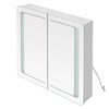 Illuminated LED Bathroom Mirror Cabinet Demister/Sensor/Bluetooth/Clock IP44