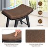 Make-Up Stool Dressing Chair with Curved Seat Cushion Wooden Desk Stool