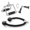 3-Piece Cable Machine Attachment Set Cable Machine Accessories Home Gym Fitness