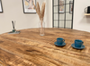 Sara Solid Mango Wood Dining Table Walnut 1.5m (97)