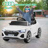 Licensed Electric Audi Ride on Car 12V Kids Electric Vehicle White