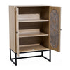 3 Tier Wooden Storage Cabinet Side Furniture Cupboard Bedroom Hallway Shelf Rack