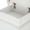 RGB LED Bedside Table Cabinet 3 Drawers Nightstand Bedroom Furniture Storage UK