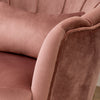 Fabric Velvet Lotus Chair Armchair Dining Living Room Office Reception Sofa Seat