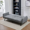 Sofabed 3 Seater Cup Holder Table Click Clack Recliner Settee Couch Sofa Sleeper