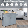 Kitchen Island Storage Trolley Rolling Cart Shelves Cupboard Cabinet Drawer Home