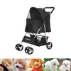 Pet Stroller Dog Cat Pushchair Folding Pet Stroller Travel Cart Jogging Carrier