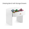 Vanity Stool Wooden Dressing Table Stool Stool Chair Bedroom Chairs & Stools