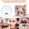OYAJIA Hollywood Vanity Makeup Mirror with Lights 18-LED Tabletop Wall Dnbqyrfkd