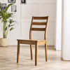 Lynton 2x Dark Walnut Effect Solid Wood Dining Chairs