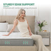 GUDE NIGHT* Pocket Sprung Bed 7-Zone Memory Foam Mattress 3FT 4FT6