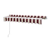 Awning 2/2.5/3.5/4M Canopy For Patio Garden Sun Shade Manual Retractable Shelter
