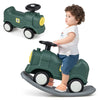 3-in-1 Toddlers Rocking Horse & Scooter Balance Bike Ride On Rocking Toy w/Wheel