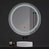 Round Bathroom Mirror with Bluetooth 3 LED Lights Illuminated Demister