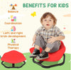 AIYAPLAY Sensory Spinning Chair for Kids, for Coordination, Balance, Red 46-3-10