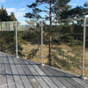 Balustrade Glass Panels 10mm Toughened 316 Stainless Steel Posts Railing Decking