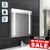 LED Bathroom Mirror Cabinet with Shaver Socket Infrared Sensor Wall Mounted