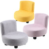 Kids Sofa Chair Mini Fabric Linen Cushioned Couch Seat Stool Baby Room Furniture