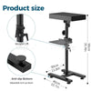 Heavy Duty Iron Arm Leg Rest Full Armrest Stand Adjustable Height