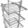 Electric Heated Clothes Airer With Cover 3 Tier Dryer Rack Indoor Foldable Horse