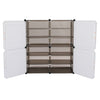 Plastic Shoe Storage Rack Cube DIY Cabinet Stackable Shoes Organizer Stand Shelf