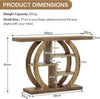 108cm Console Table, 4-Tier Farmhouse Wooden Sofa Table Narrow Entryway Table
