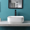 Bathroom Cloakroom Vanity Ceramic Wash Basin Sink Countertop / Wall Mount Modern
