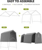 Outdoor Storage Shelter Portable Motorcycle Shed Garage Carport Garden Tool Tent