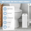 Bath Bathroom Cabinet 4 Drawer Floor Storage Cupboard Wooden Storage Unit White