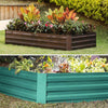 Galvanized Outdoor Garden Raised Baskets Vegetable/Herb/Flower Grow Bed Planter