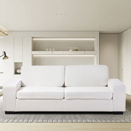 2/3 Seater Teddy Velvet Sofa with 2 Cushions Modern Couch Love Seat Settee Home