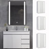 60/70/80cm LED Bathroom Mirror Cabinet w/Demister Pad Shaver Socket Wall Mounted