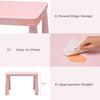 Kids Play Table and Chair Set Children Multi Activity Desk Chair Furniture Pink