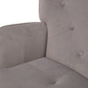 Tufted Velvet Buttoned Wingback Armchair Upholstered Accent Chair Single Sofa UK