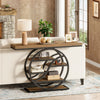 Tribesigns 47"Industrial Console Table, 6-Tier Entryway Table with Storage Shelf