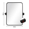 Wall Mounted Framed Mirror Vanity Makeup Bedroom Glass Dressing Mirror Shaped