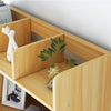 Desktop Bookshelf Storage Rack Home Office Bookcase Organizer Assembly Required