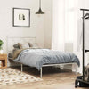 Bed Frame with Headboard Metal White 90 x 200 G7C7