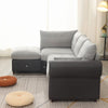 Luxury 2, 3 Seater Linen Fabric Couch Sofa Corner Chaise Living Room Furniture