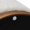 Ottoman Storage Stool Boucle Fabric Coffee Table Vanity Pouffe Chair Footstool
