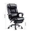 Executive Office Chair Swivel Recliner Chair Leather Computer Desk Gaming Chair