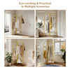 Heavy Duty Garment Rack Double Gold Adjustable Clothes Rail Stand Corner Display