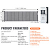 VEVOR Retractable Baby Gate Mesh Baby Gate 34.2" Tall Extend to 116.1" Wide