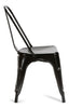 Style Industrial Metal Dining Chairs Vintage Retro Kitchen Cafe Stacking